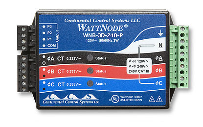 WattNode 208/240 VAC 3ǧߕr(sh)׃Q T-WNB-3D-240